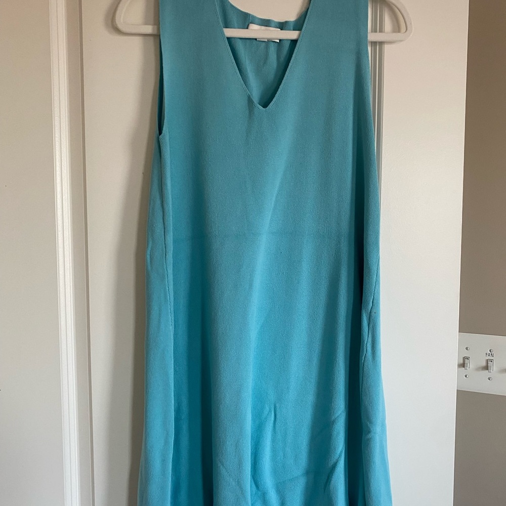 Turquoise sweater dress size M